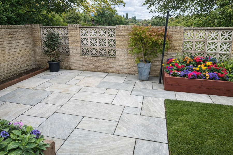 beautiful patio installation barnstaple