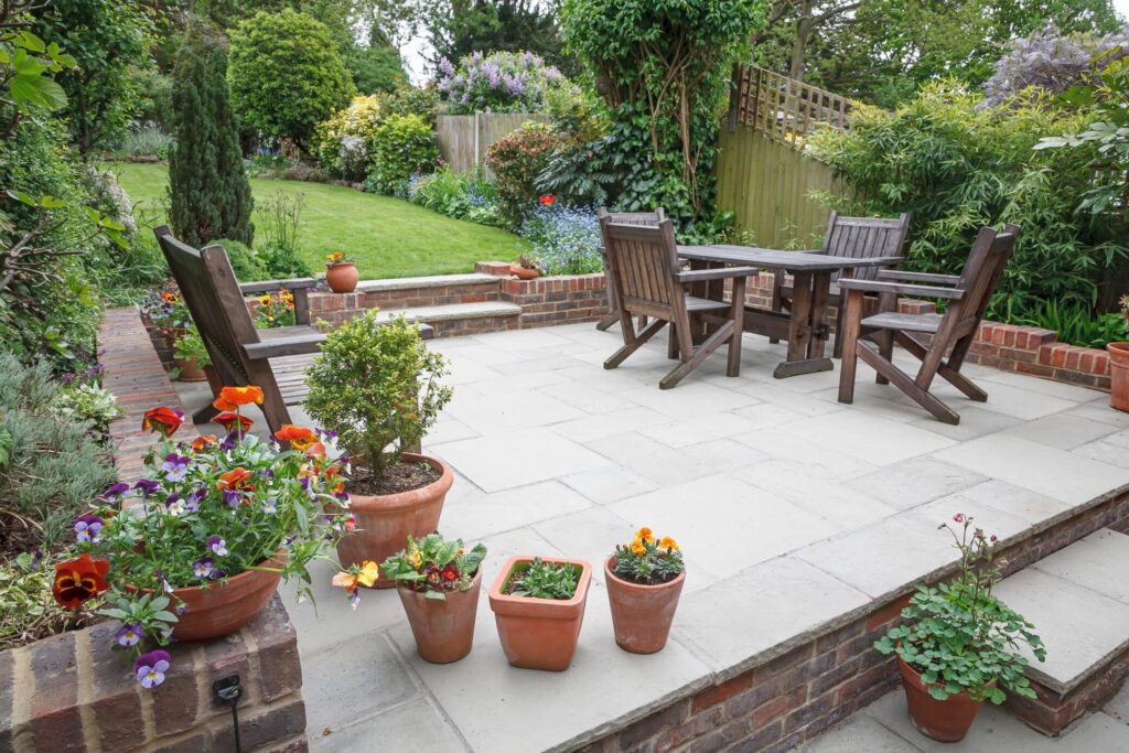 garden patio instalation ilfracombe